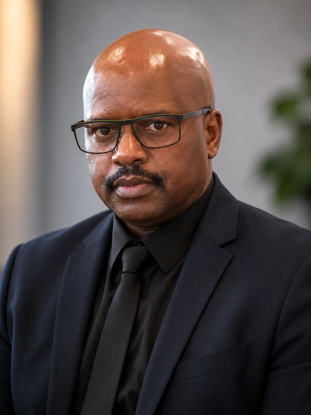 Portrait of Julius Mkhwanazi, Suspended Deputy Chief, Ekurhuleni Metro Police Department (EMPD) - Madlanga Commission